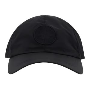 STONE ISLAND Бейсболка с нашивкой компаса и шнурком, Black