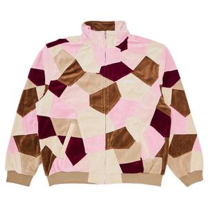 Спортивная куртка Supreme Patchwork Velour Track Jacket, Tan