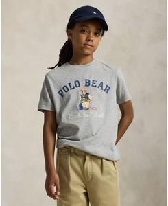 Футболка Polo Bear из хлопкового трикотажа для мальчиков 8-20 лет Polo Ralph Lauren, Gray