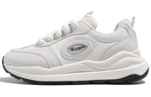 Скользоустойчивые дышащие легкие низкие повседневные туфли с утеплением TUOPIN для женщин, бело-серые