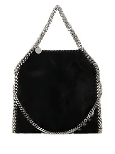 Мини-сумка-тоут Falabella Stella Mccartney, черный