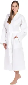 Framsohn махровый халат унисекс "небрежного покроя, сделано в Австрии", унисекс вафельного пике Framsohn Frottier, белый