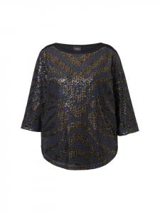 Черная блузка Ulla Popken