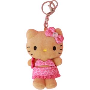 Sanrio Кулон-брелок Repipi Armario Hello Kitty в виде плюшевой куклы в черной кожаной школьной форме JK в стиле ученицы