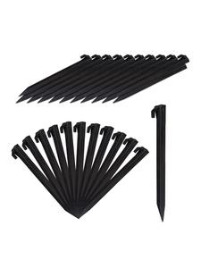 Relaxdays 32 колышка для палатки черного цвета