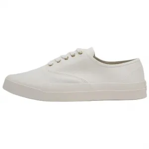 Maison Kitsune Низкие парусиновые туфли женские белые