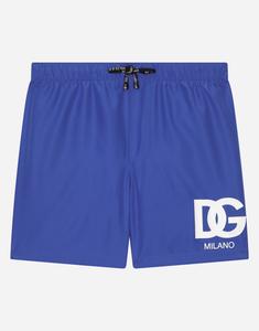 Нейлоновые плавки с логотипом DG Dolce&Gabbana, синий