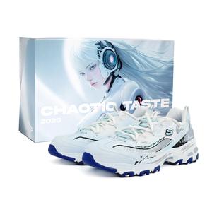 D'lites 1.0 устойчивые к истиранию увеличивающие рост низкие массивные кроссовки women's Skechers, синий