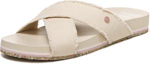 Женские босоножки Vionic BEACH Boardwalk Panama из канвы - устойчивые к носке, моющиеся с ортопедической стелькой и поддержкой свода стопы, женские кроссовки среднего размера, размеры 5-12, Semolina