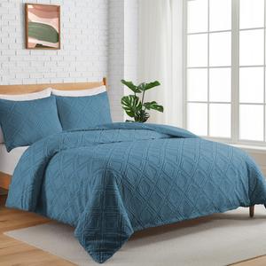 Пододеяльник Peace Nest с наволочкой, цвет Navy/Square