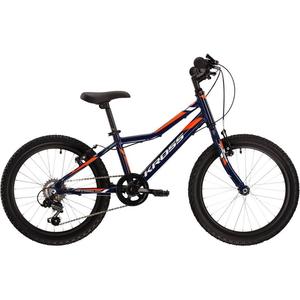 Детский велосипед Kross Hexagon Mini 1.0 20", темно-синий/белый/оранжевый