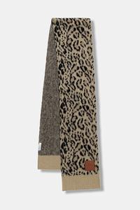 Шарф с шерстью Coach, коричневый