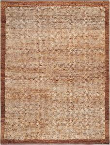Ковер SAFAVIEH, 244 x 305 см, - коллекция Natural Fiber - большой - Natural, ручной работы из джута, идеально для гостиной, спальни, столовой (NF954A)