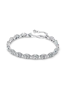 Браслет-цепочка с бантом Pandora, серебро 925 пробы