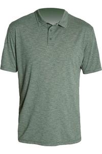 Футболка-поло ANETIK Low Pro Tech, цвет dark olive heathered