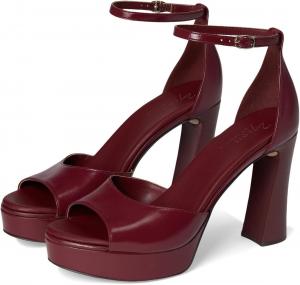 Туфли Naturalizer Delphie Strappy Sandals, цвет Cranberry Red Leather