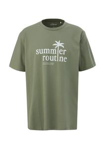 s.Oliver Men Big Sizes Футболка в оливковом, пастельно-зеленом цвете