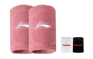 LINING Теннисные баскетбольные напульсники дышащие термозащитные black/white cotton