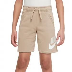 Короткие шорты для младших школьников Grade School Nike, бежевый
