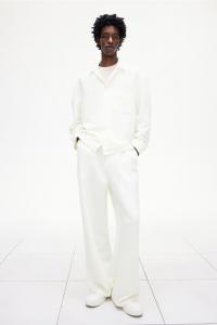 Блейзер из структурированной ткани свободного кроя H&M, бежевый