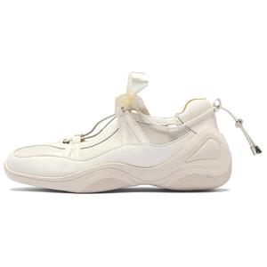 AGSDON Туфли Мэри Джейн для женщин серебристо-бежевые с потайной платформой, цвет Beige[Hidden Wedge]