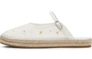 CHARLES&KEITH Женские белые тапочки с закрытым носком и композитной подошвой - CK1-70381110-1 Белый, цвет CK1-70381110-1 White