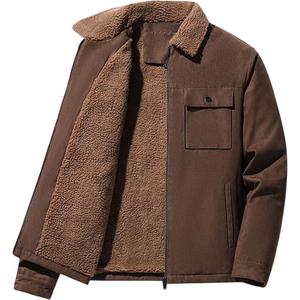 Куртка мужская Lapel Thickened Workwear VanCamel, coffee