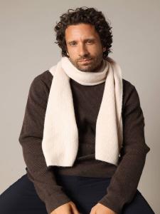 Шарф Deeluxe LEDGES, белый