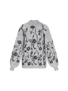 Женский свитер светло-серого цвета usha FESTIVAL