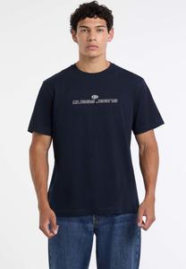 Футболка Guess Jeans LOGOSTICKEREI, Dunkelblau/Dark Blue