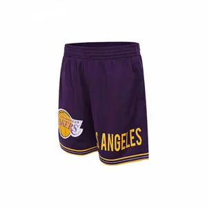 Mitchell Ness Шорты баскетбольные Mitchell & Ness x NBA Los Angeles Lakers мужские Purple
