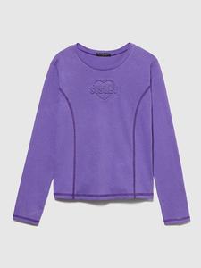 Лонгслив Sisley Longsleeve, фиолетовый