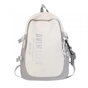 LEXI Нейлоновый рюкзак унисекс черный серый синий оранжевый фиолетовый, Gray