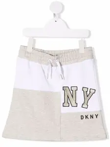 Юбка в двух тонах с логотипом Dkny Kids, нейтральный