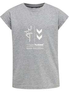 Футболка Hummel S/S Hmlprima Bee T S/S, серый меланж