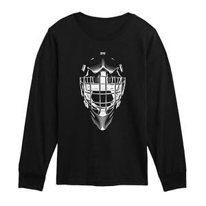 Футболка с длинным рукавом и принтом Boys 8-20 hockey mask Licensed Character, Black