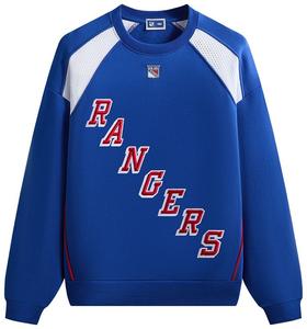 Толстовка Kith For The New York Rangers Classic Nelson Crewneck, синий