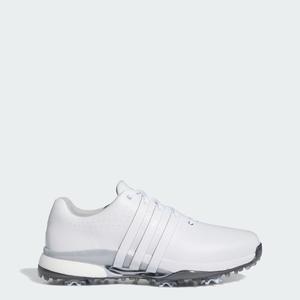 Кроссовки для гольфа Tour360 24 Adidas, цвет Cloud White/Cloud White/Silver Metallic