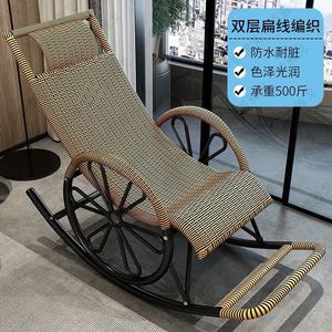 Fantasy Кресло-качалка для пожилых, усиленная модель с двойными колесами, зеленое с золотым, двойной слой