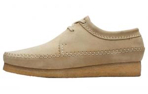 Кроссовки Weaver Suede 'Maple' Clarks, Brown