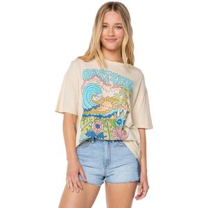 Женская футболка Grateful For Nature GBFC ROXY, Parchment