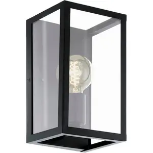 Настенный светильник CHARTERHOUSE E27 Eglo, черный