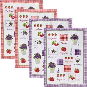 Кухонное полотенце Erwin Müller 4er-Pack, 50x1x70 см цвет obst