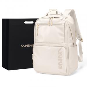 V.NINE Тканевый рюкзак большой унисекс лунно-серый, Ecru 2