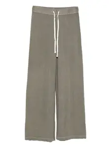 Брюки с широкими штанинами и кулиской James Perse, серый