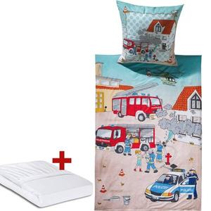 Экономичный пакет детского постельного белья 3 шт. 14536 Erwin Müller, мультколор