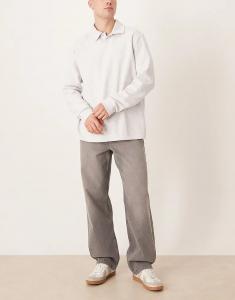 Мешковатые джинсы ASOS DESIGN серого цвета