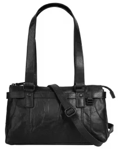 Сумочка Spikes & Sparrow, натуральная кожа, черный