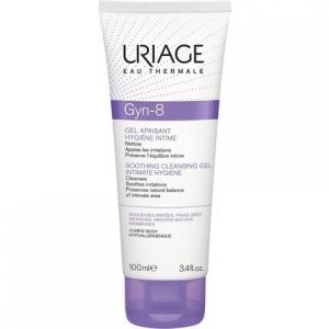 Gyn-8 Успокаивающий очищающий гель для интимной гигиены 100 мл, Uriage
