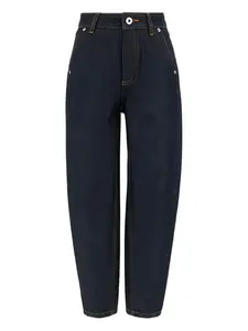 Джинсы с нашивкой-логотипом Moschino Kids, синий